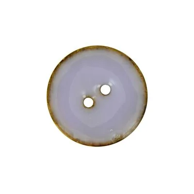 Bouton en bois brillant 25 mm - Violet clair