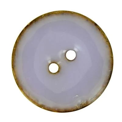 Bouton en bois brillant 40 mm - Violet clair