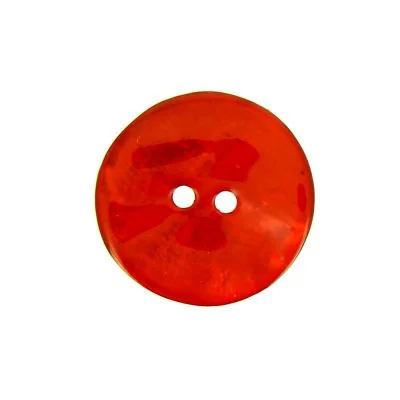 Boutons nacré 35 mm - Rouge