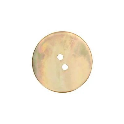 Boutons nacré 15 mm - Ecru