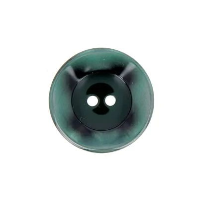 Bouton cuvette bord gondolé 22 mm - Vert d&#039;eau