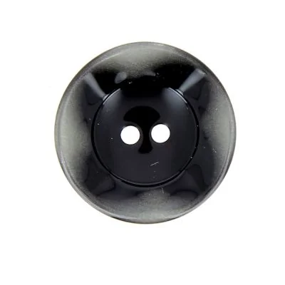 Bouton cuvette bord gondolé 27 mm - Gris