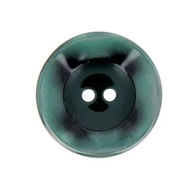 Bouton cuvette bord gondolé 27 mm - Vert d&#039;eau