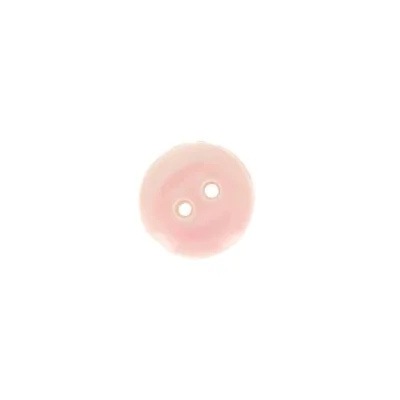 Bouton uni Christian 10 mm - Rose clair