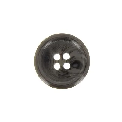 Bouton Veste homme 25 mm uni - Gris foncé