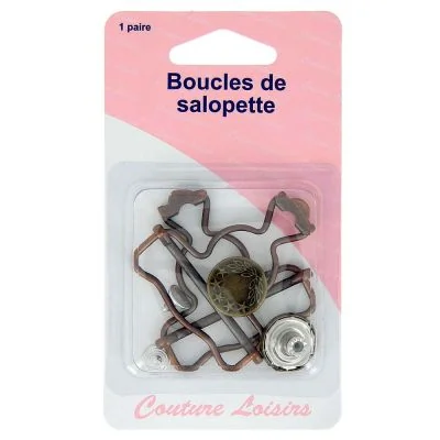 Boucles pour salopette Bronze x2