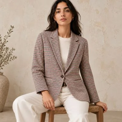 Kit Couture Craftine Blazer Tartan