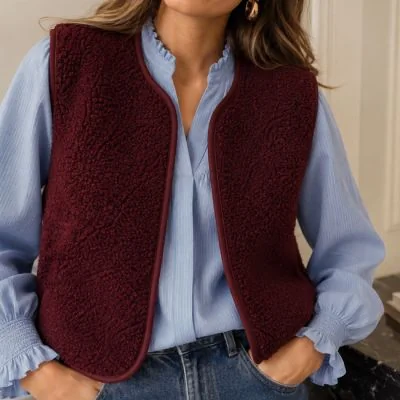 Kit Couture Craftine Gilet en Bouclette - 3 versions