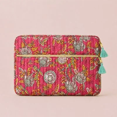 Kit Couture Craftine Pochette ordinateur Matelassé indy Fuschia