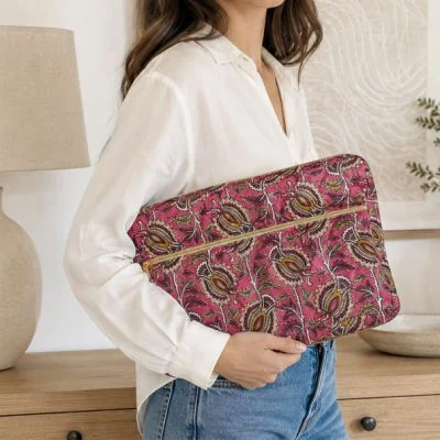 Kit Couture Craftine Pochette ordinateur Velours indy