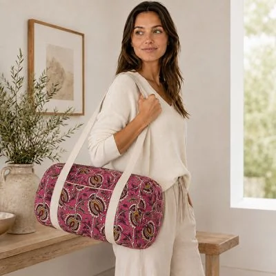 Kit Couture Craftine Sac polochon Velours indy
