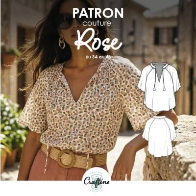 Patron Craftine Blouse Rose