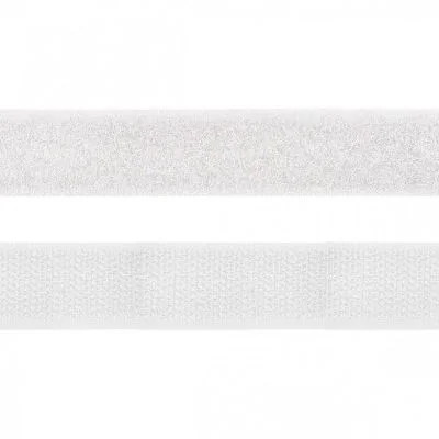 Velcro agrippant à coudre 20 mm Blanc x1m