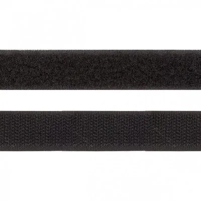 Velcro agrippant à coudre 20 mm Noir x1m