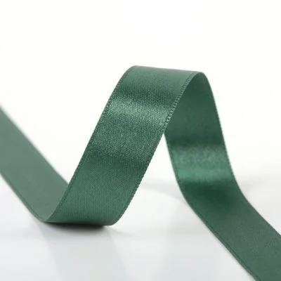 Ruban Satin double face 10 mm Vert menthe x1m