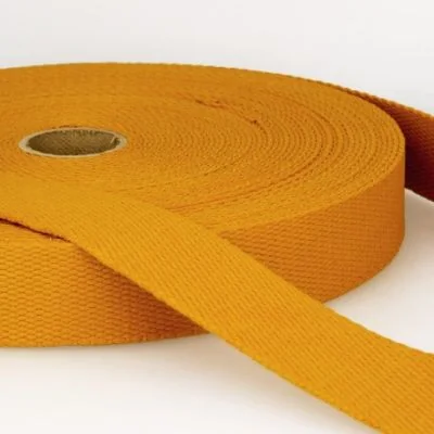 Sangle Coton 40 mm Ocre x1m