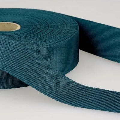 Sangle Polyester 35 mm Bleu canard x1m