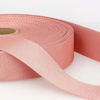 Sangle Polyester 35 mm Rose x1m