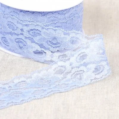 Dentelle Entre deux 45 mm - Bleu Lavande x1m