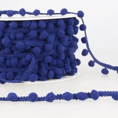 Galon Petit pompon Bleu marine - Au mètre