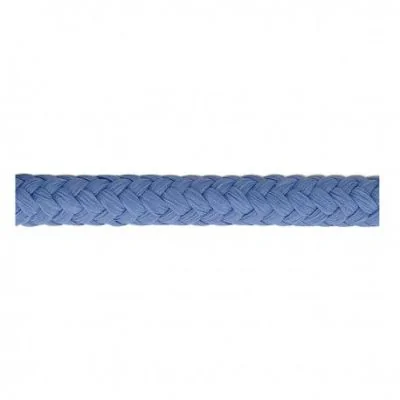 Cordon Tressé tubulaire 11 mm Bleu x1m