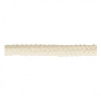 Cordon Tressé tubulaire 11 mm Ecru x1m