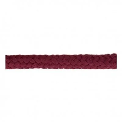 Cordon Tressé tubulaire 11 mm Bordeaux x1m