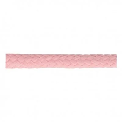 Cordon Tressé tubulaire 11 mm Rose x1m