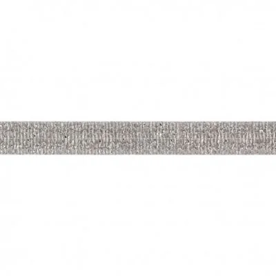 Ruban Tresse lurex 12 mm Argent x1m