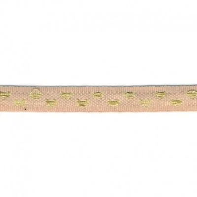 Galon surpiqué coeur 9 mm Lin x1m