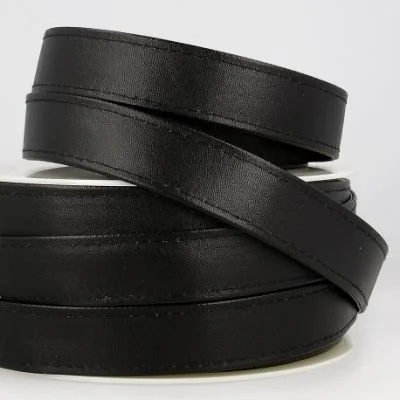 Sangle Simili cuir 25 mm Noir x1m