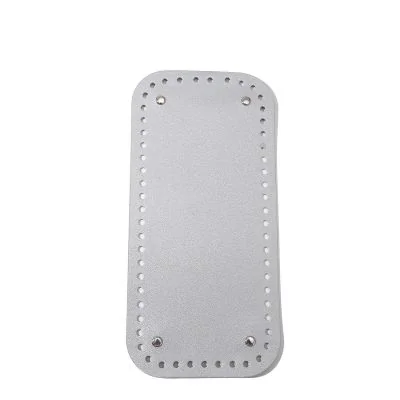Fond de sac Simili cuir 12 x 25 cm Argent