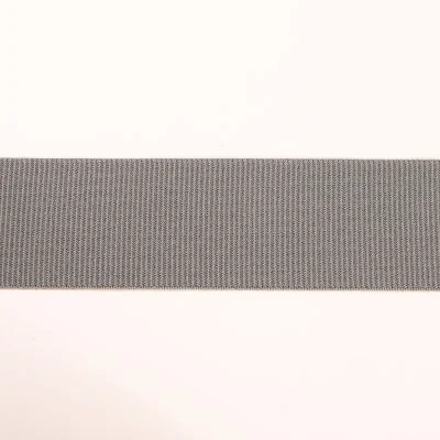 Ruban gros grain élastique ceinture 36 mm Frou-Frou - Gris foncé x1m