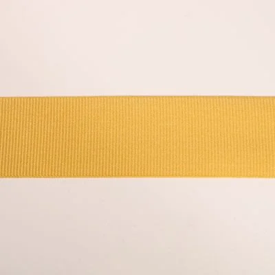 Ruban gros grain élastique ceinture 36 mm Frou-Frou - Jaune x1m