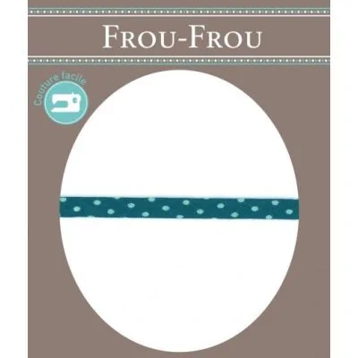 Cordon pois spaghetti Frou-Frou Turquoise