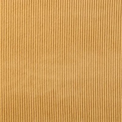 Tissu Velours Grosses côtes Moutarde - Par 10 cm