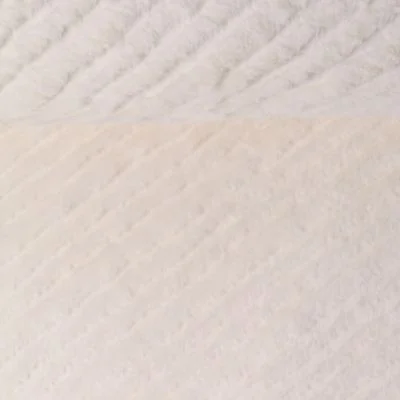 Tissu Fausse fourrure Frigg uni  Blanc - Par 10 cm