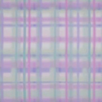 Tissu Viscose Digital Carreaux batik Lilas sur fond Blanc - Par 10 cm