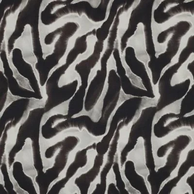 Tissu Softshell Peau de bête sur fond Noir - Par 10 cm