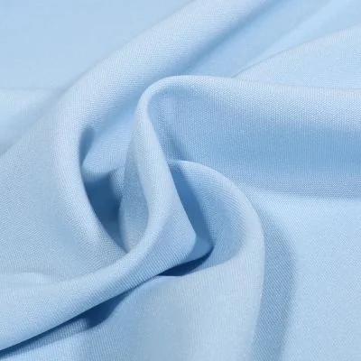 Tissu Burlington uni Bleu ciel - Par 10 cm