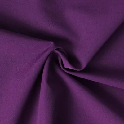 Tissu Crêpe Scuba extensible Nayeli uni Violet - Par 10 cm