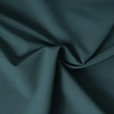 Tissu Crêpe Scuba extensible Nayeli uni Bleu canard - Par 10 cm