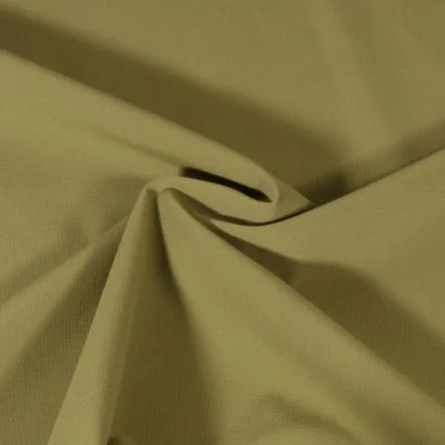 Tissu Coupe-Vent uni Vert kaki - Par 10 cm