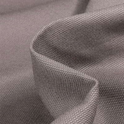Tissu Toile de coton MaxCotton uni grande largeur Gris - Par 10 cm