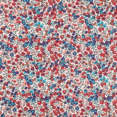 Tissu Liberty of London Wiltshire Rouge - Par 10 cm