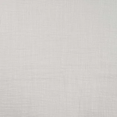 Tissu Double gaze aspect lin uni Ecru - Par 10 cm