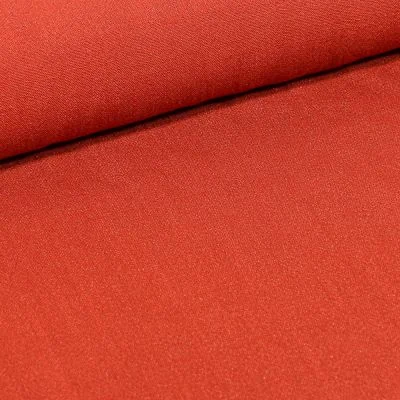 Tissu Viscose texturé uni Maxima Bois de rose - Par 10 cm