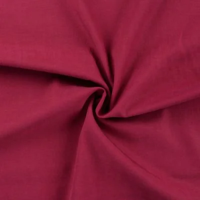 Tissu Lyocell uni Bordeaux - Par 10 cm