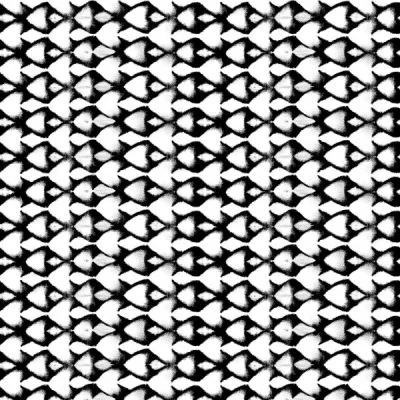 Tissu Bengaline Téo sur fond Blanc - Par 10 cm