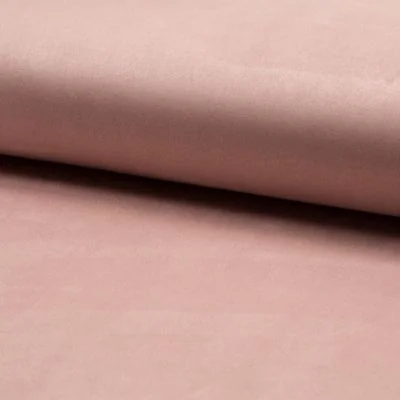 Tissu Suédine Scuba uni Rose - Par 10 cm